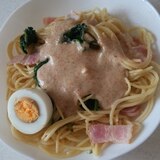 ごまだれで作るズボラ主婦の簡単パスタ♪休日のランチ